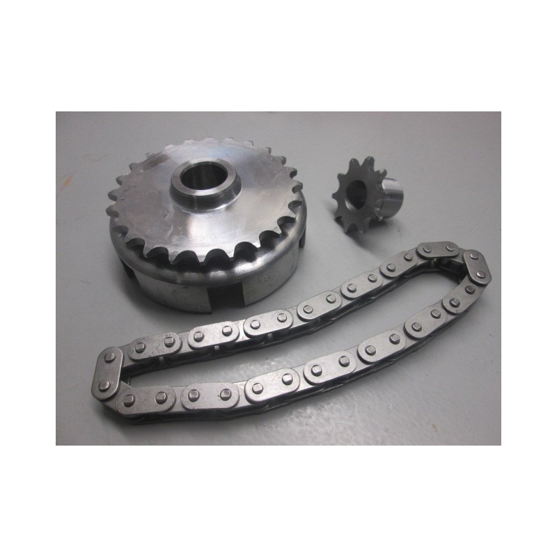 Kytkinrumpu + ensiöratas + ketju ILO, Finmopo