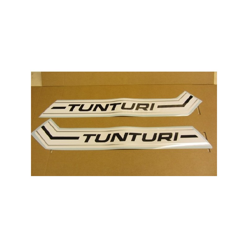 Tankin tarrat Tunturi Sport -75 alk. valkea pohja musta teksti