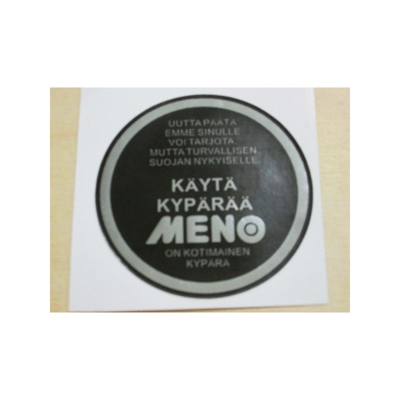 Käytä kypärää MENO tarra