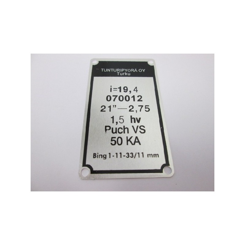 Tyyppikilpi Pappatunturi Automat 1971-1974