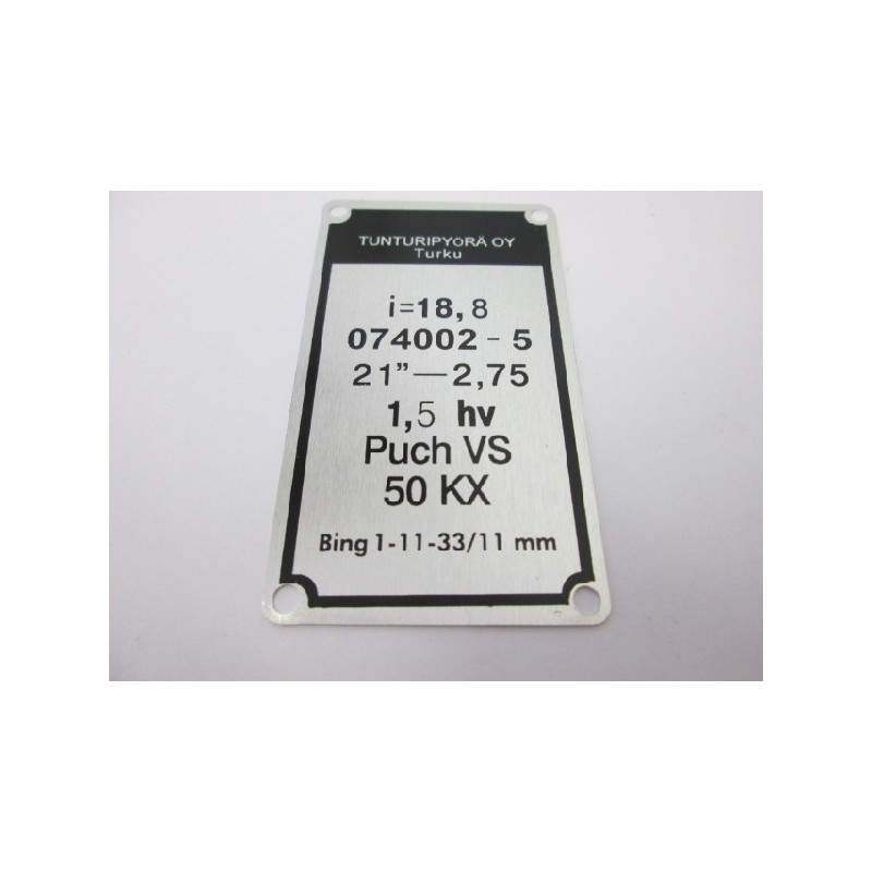 Tyyppikilpi Pappatunturi Start 1975-1987